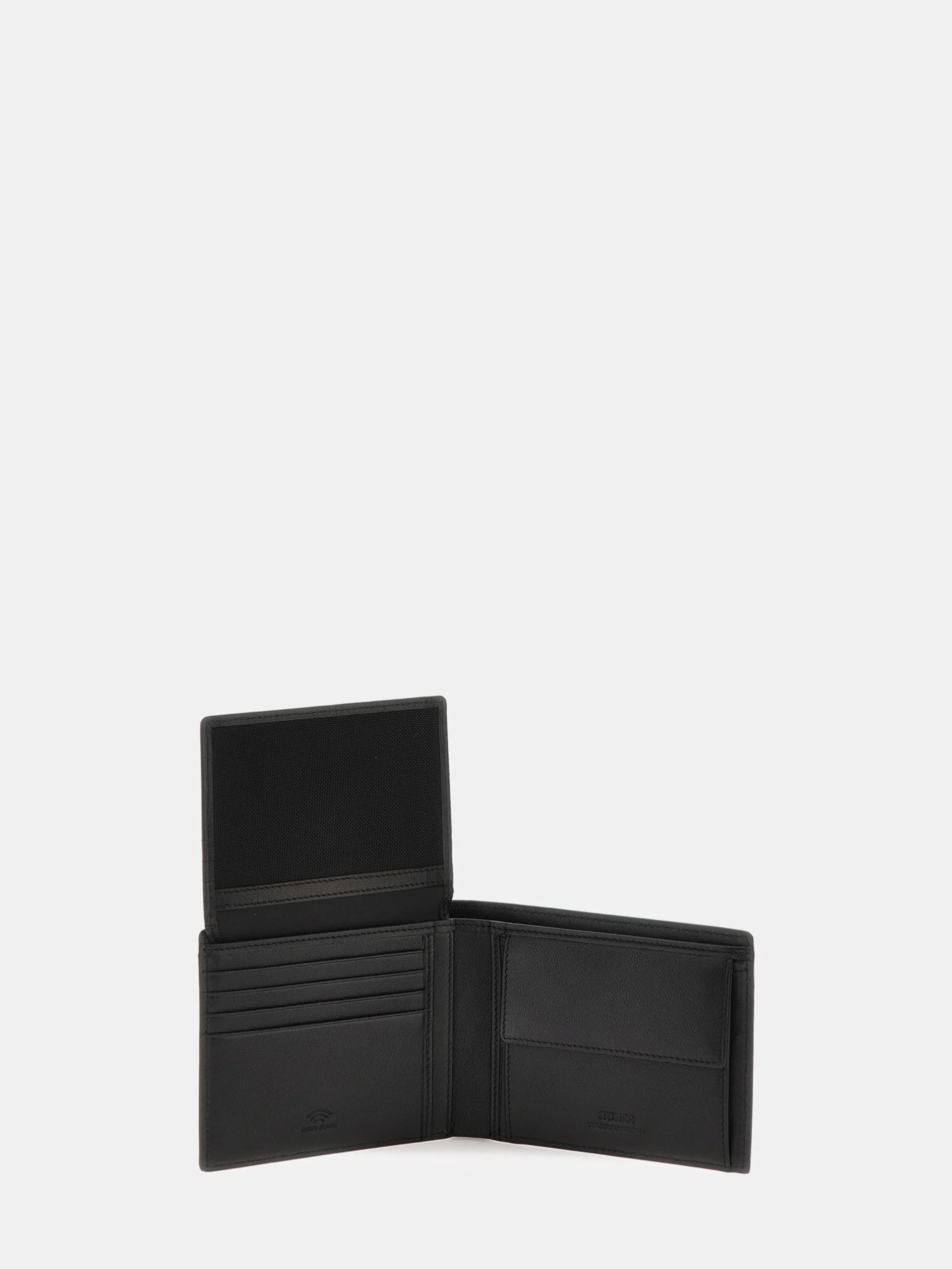 Guess Yeni Boston İkiye Katlanır Orta Boy Erkek Siyah Cüzdan SMNEBRLEA24-BLA