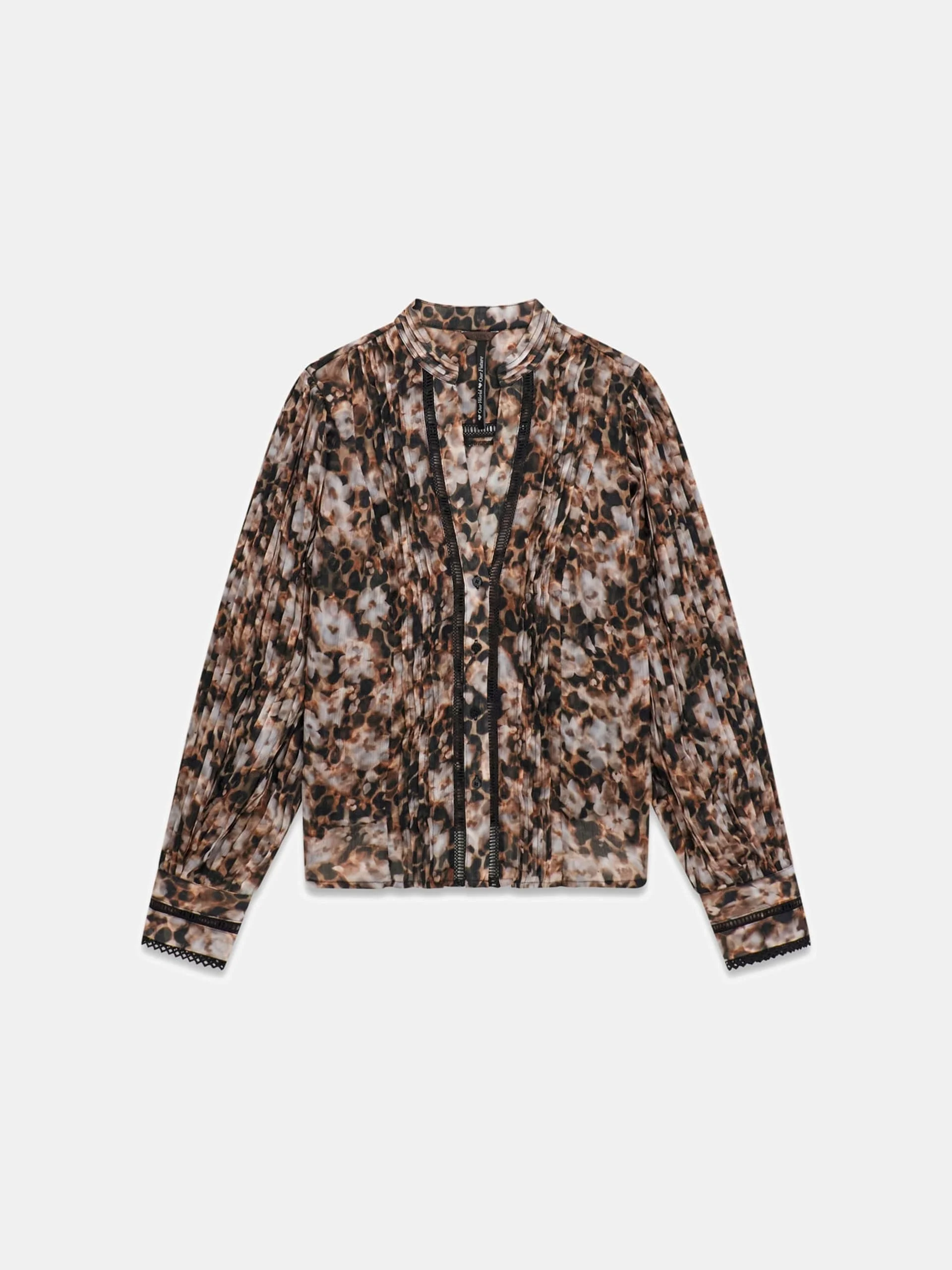 Guess Yeni Josette Uzun Kollu Kadın Çok Renkli Gömlek W5RH16WDW82-PM66