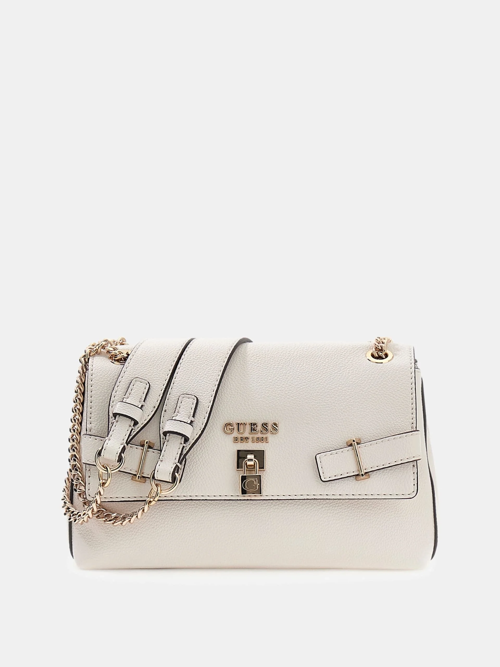 Guess Yesba Dönüştürülebilir Çapraz Askılı Kadın Beyaz Omuz Çantası HWBG7833210-OFF