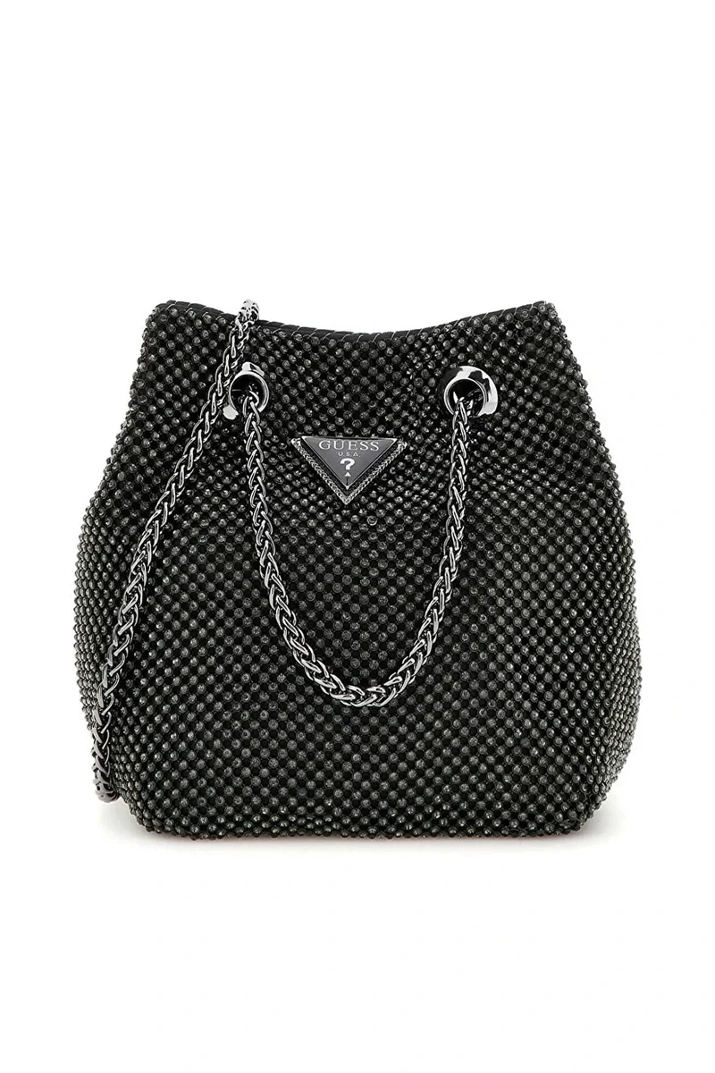 Guess Zalina Kadın Siyah Clutch Mini Çanta  HWRB9350750-BLA