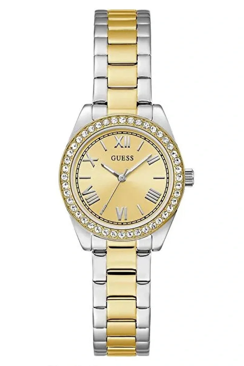 Guess Kadin Altın Rengi/Metalik Gri Kol Saati GUGW0841L2