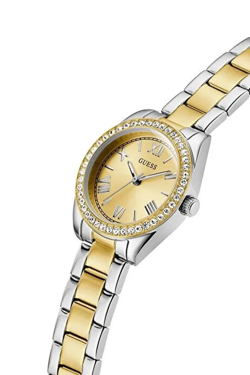 Guess Kadin Altın Rengi/Metalik Gri Kol Saati GUGW0841L2