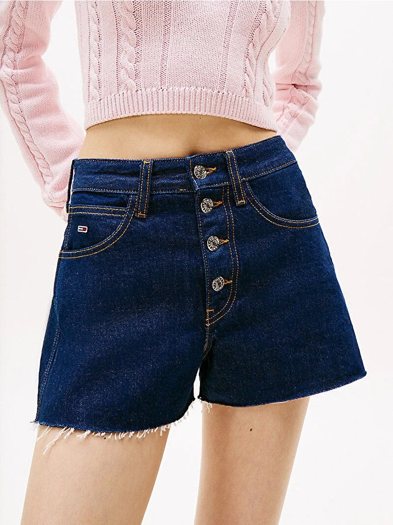 Tommy Hilfiger HOT PANT BF BI9056 Kadın  Şort DW0DW200941BK