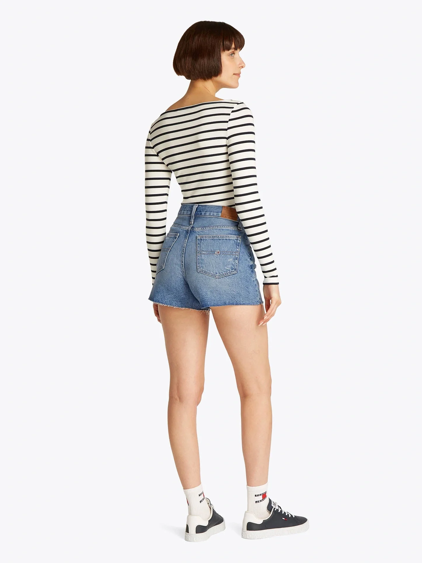 Tommy Hilfiger HOT PANT BI8036 Kadın  Şort DW0DW205751AB