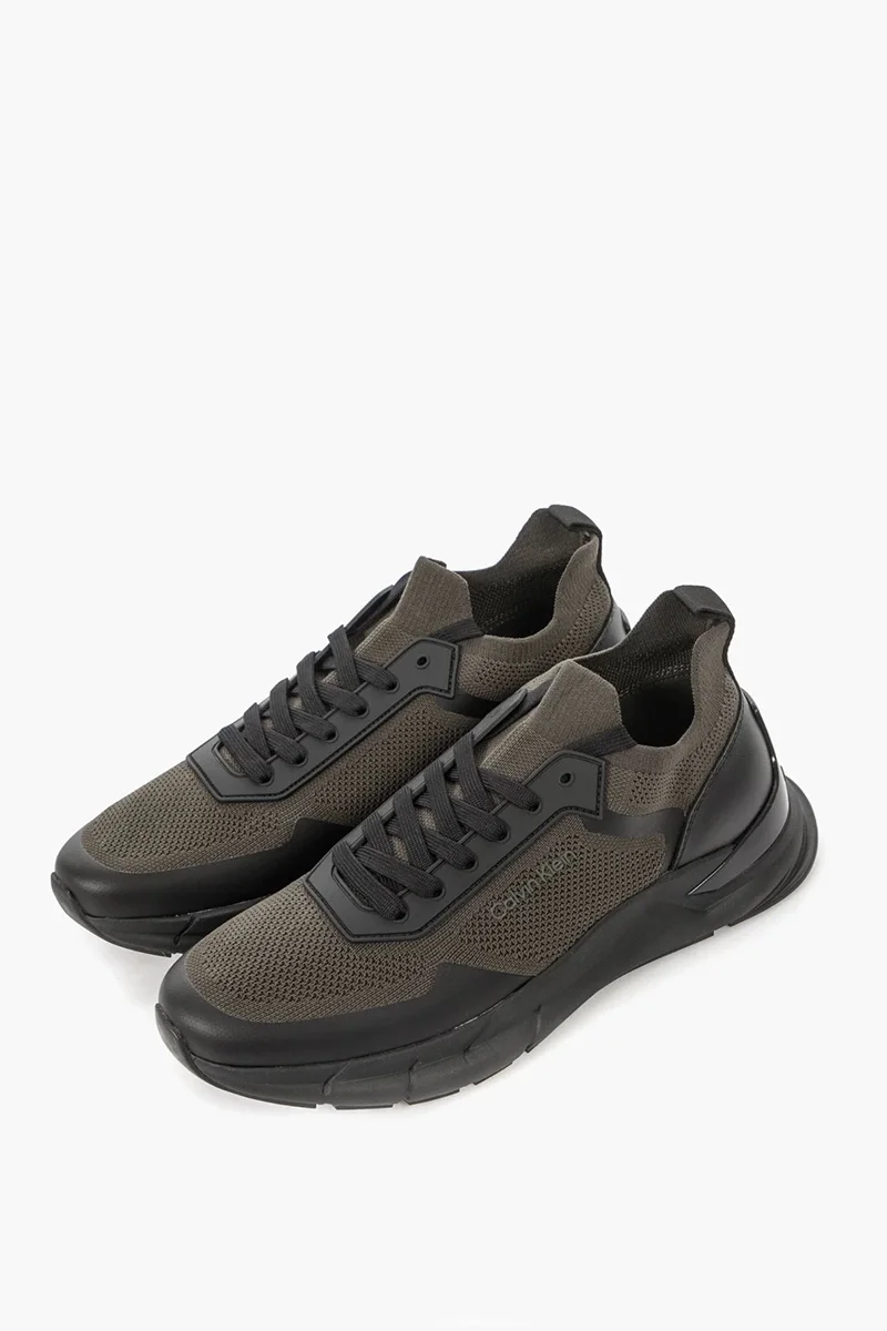 Calvin Klein LOW TOP LACE UP KNIT Erkek YEŞİL Sneaker HM0HM00918-0H8