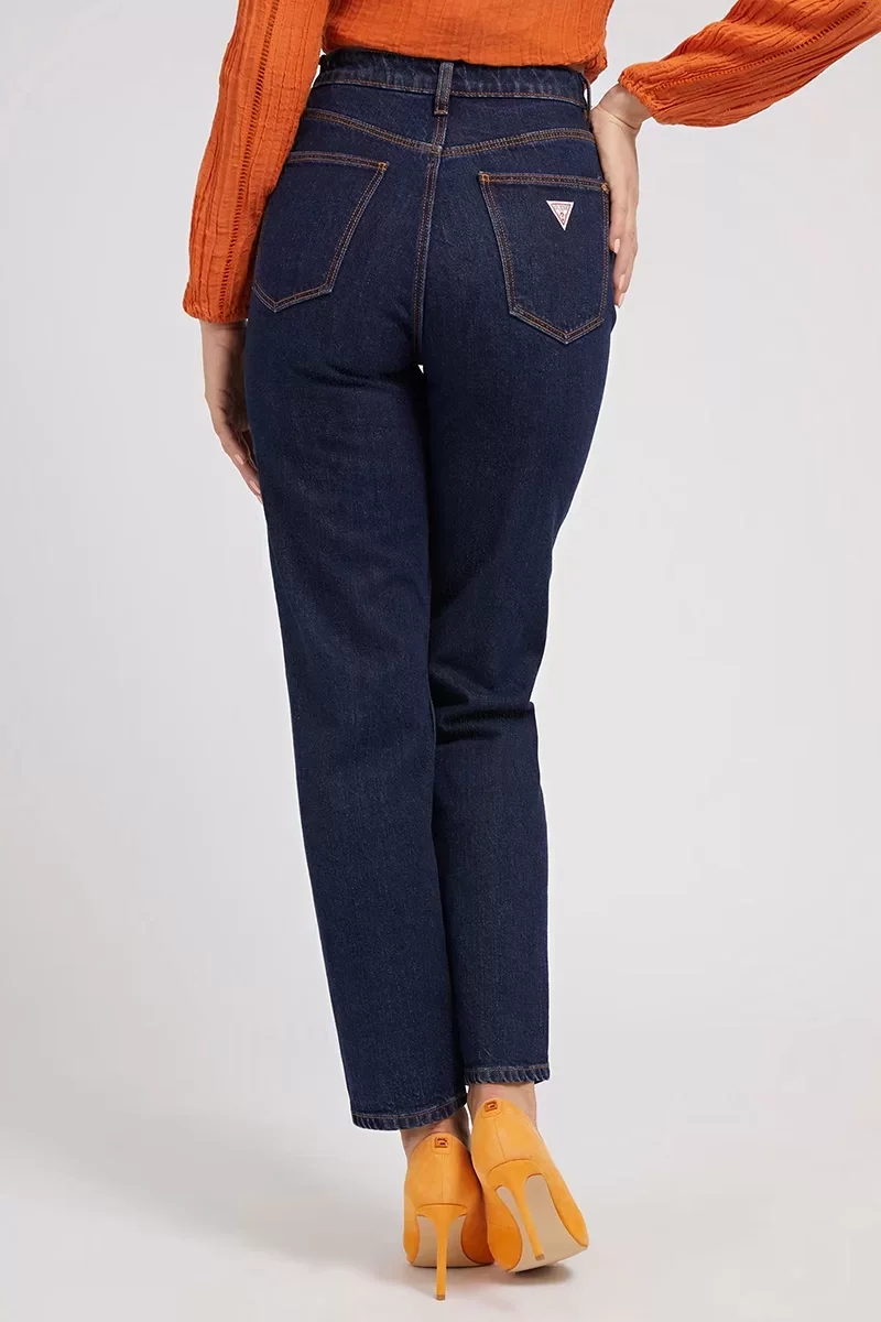 Guess MOM JEAN Kadın Siyah Jeans W2YA21D4NH4-AUDA