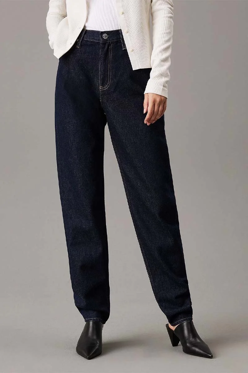 Calvin Klein MOM JEAN Kadın Denim Jeans J20J224028-1BJ