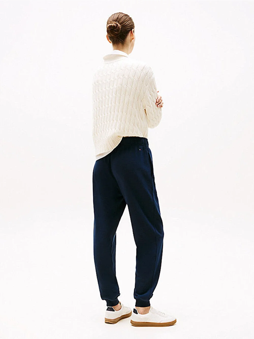 Tommy Hilfiger REG SCRIPT SWEATPANT Kadın  Eşofman Altı WW0WW45576C1G