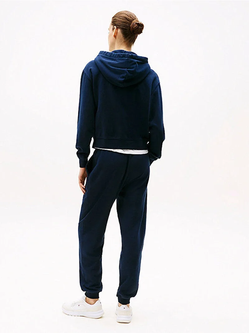 Tommy Hilfiger REG SCRIPT ZIP HOODIE Kadın  Eşofman Üstü WW0WW44632C1G