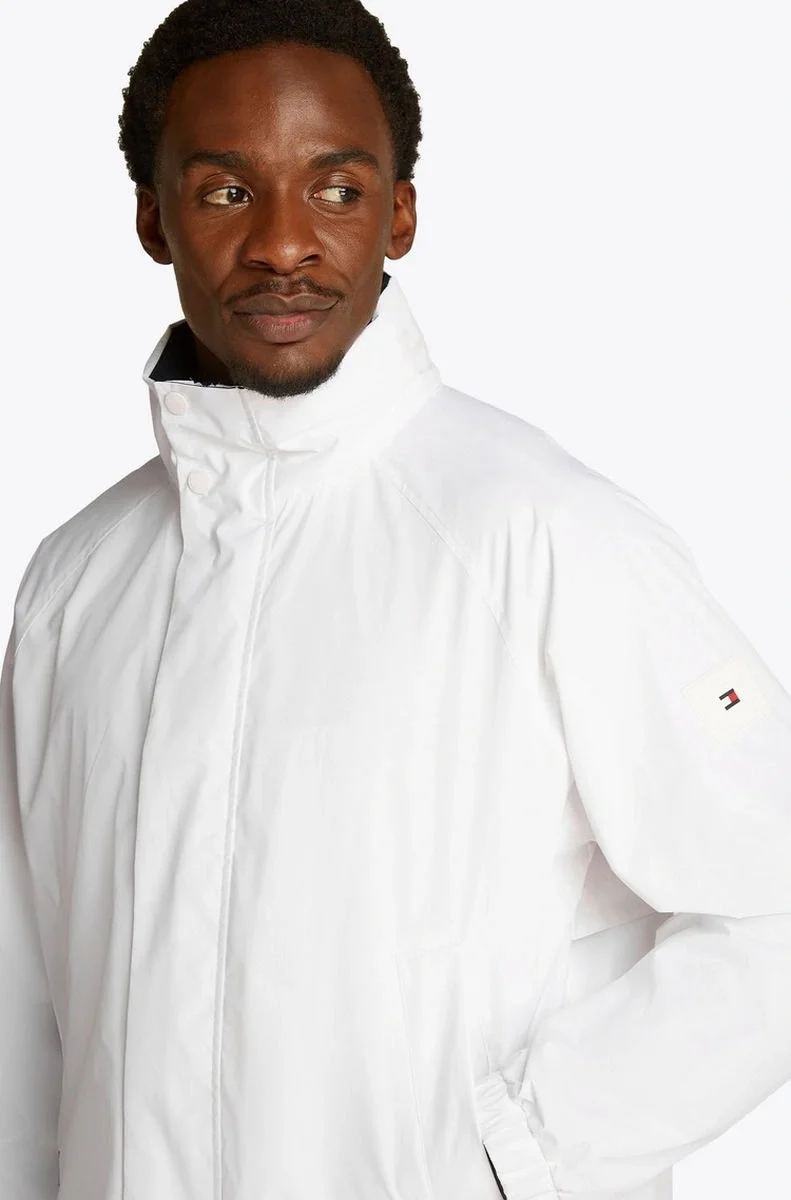 Tommy Hilfiger SAIL REGATTA JACKET Erkek beyaz Ceket MW0MW38708YCF