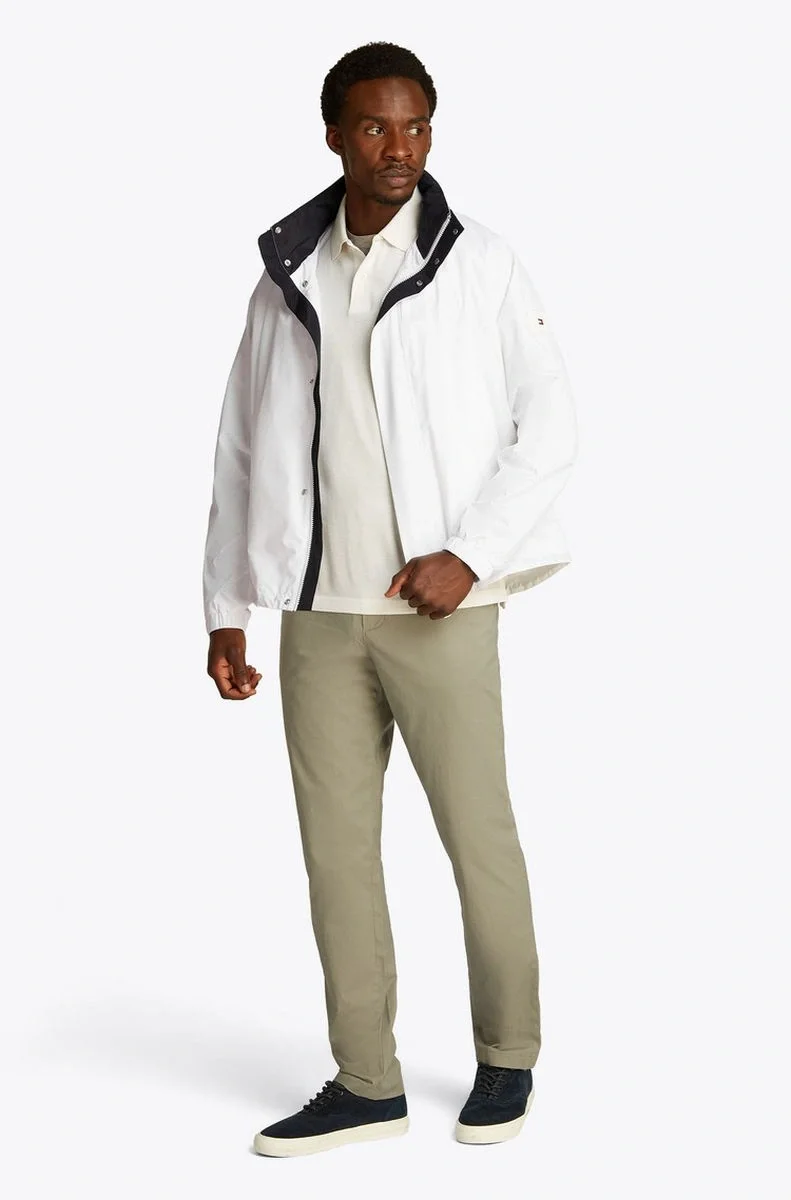 Tommy Hilfiger SAIL REGATTA JACKET Erkek beyaz Ceket MW0MW38708YCF