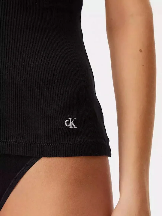 Calvin Klein SCOOP NECK COTTON TANK 3PK Kadın  Atlet LV00QS7493-9H1