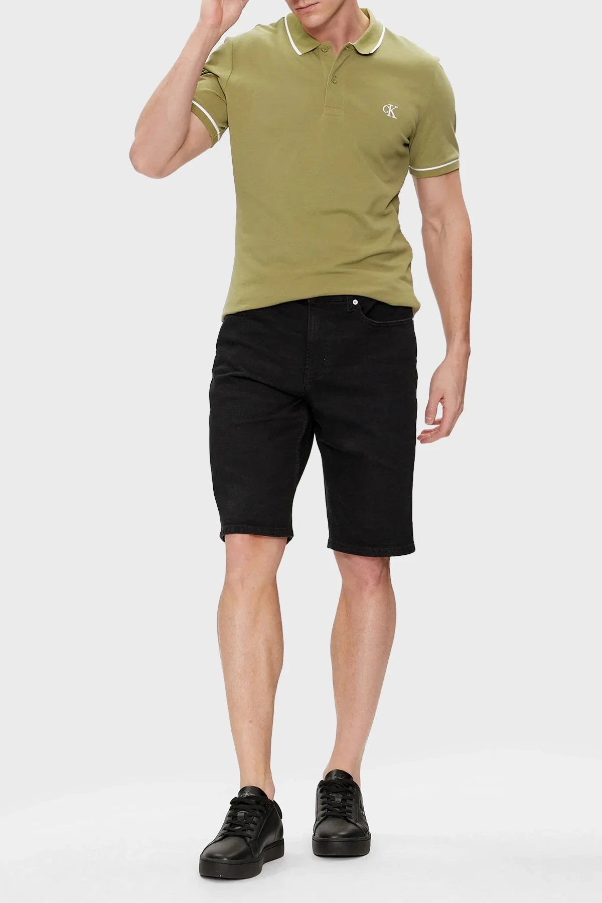 Calvin Klein SLIM SHORT Erkek Denim Şort J30J324872-1BY