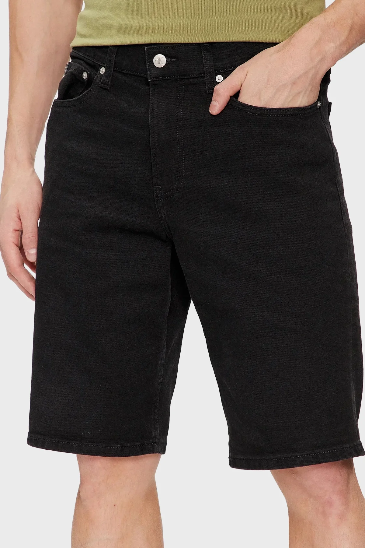 Calvin Klein SLIM SHORT Erkek Denim Şort J30J324872-1BY