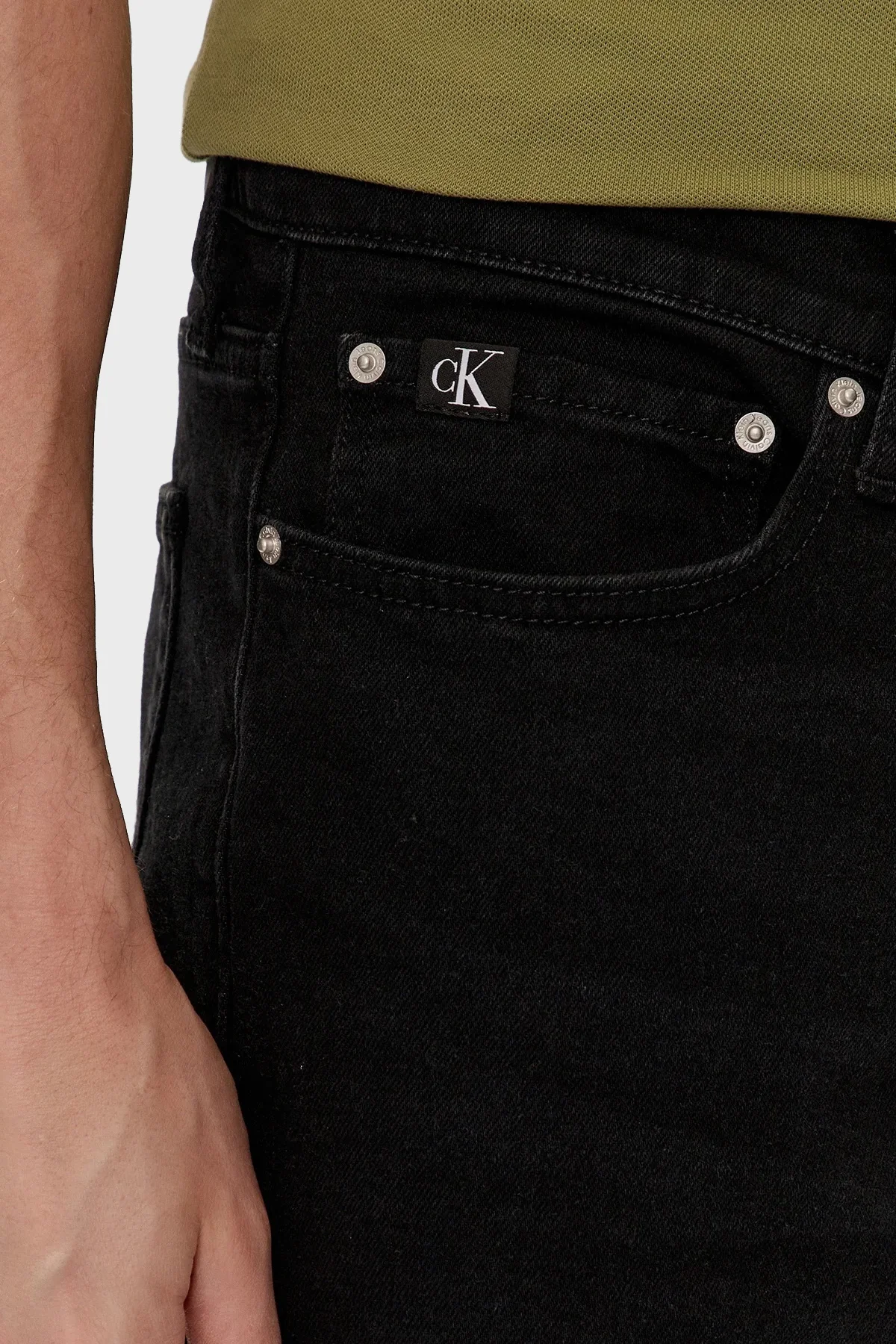 Calvin Klein SLIM SHORT Erkek Denim Şort J30J324872-1BY