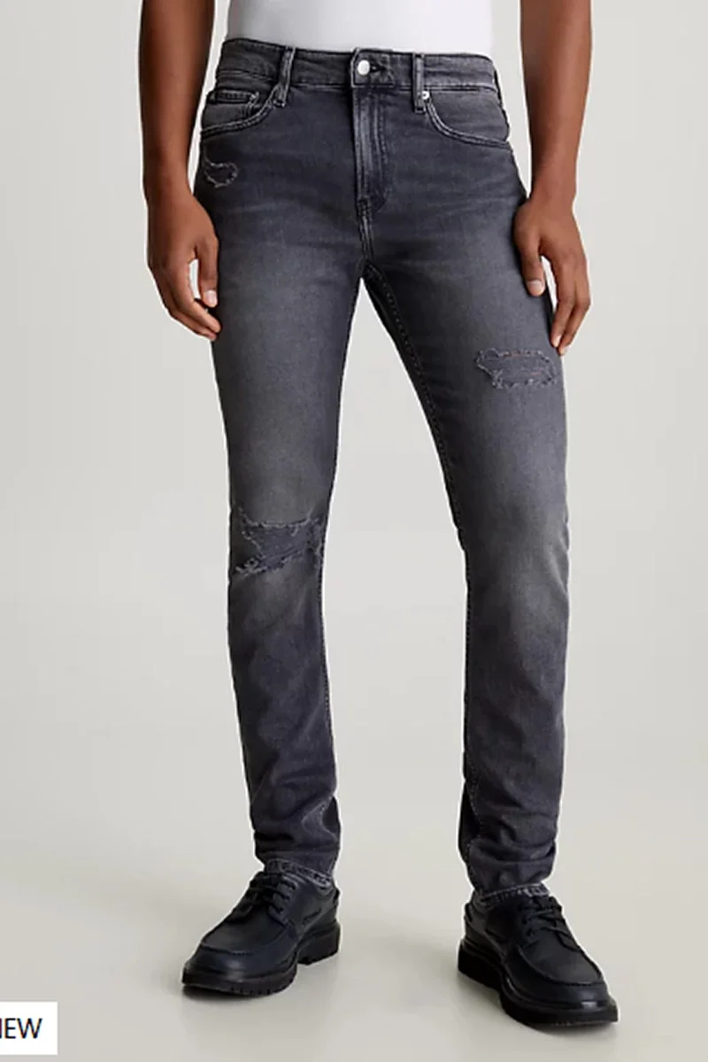 Calvin Klein SLIM TAPER Erkek Denim Jeans J30J324835-1BY