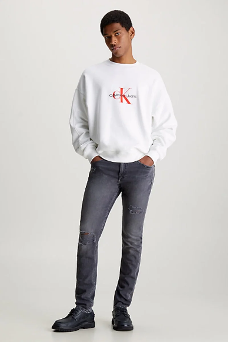 Calvin Klein SLIM TAPER Erkek Denim Jeans J30J324835-1BY