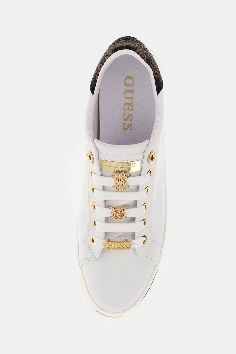 Guess Stasey Kadın Beyaz Sneaker FLPSTAELE12-WHITE