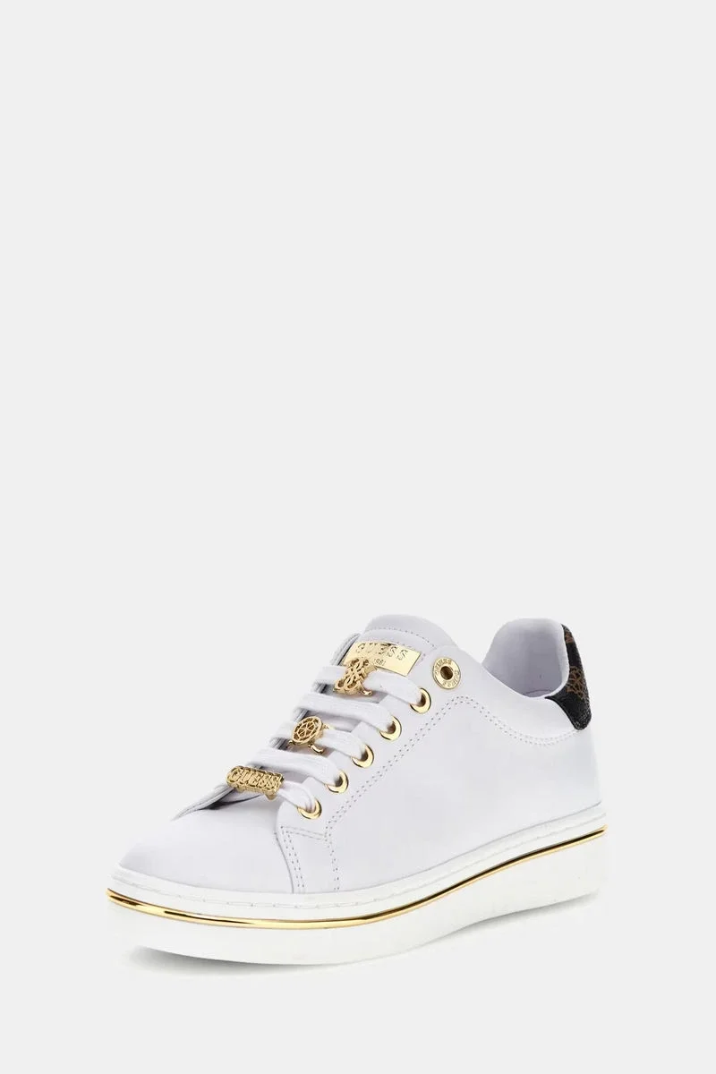 Guess Stasey Kadın Beyaz Sneaker FLPSTAELE12-WHITE