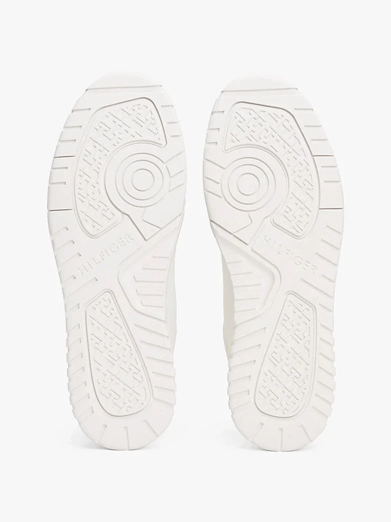 Tommy Hilfiger TH BASKET CORE LTH MIX Erkek  Sneaker FM0FM05467YBL