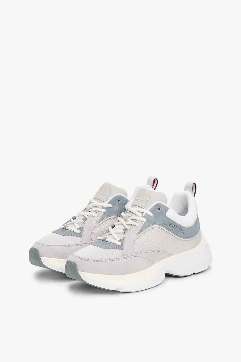 Tommy Hilfiger TH DYNAFAST PREMIUM Erkek gri Sneaker FM0FM05384PQU