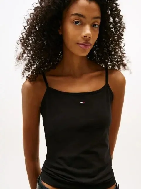 Tommy  Jeans Kadın  Siyah Askılı Üst