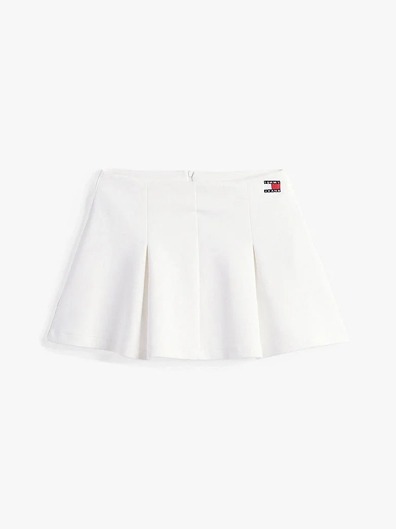 Tommy Hilfiger TJW PIQUE BADGE F&F SKIRT EXT Kadın  Etek DW0DW20268TCR