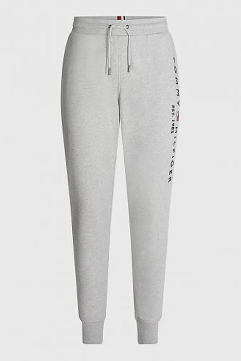 Tommy Hilfiger TOMMY LOGO SWEATPANTS Erkek beyaz Eşofman Altı MW0MW08388P01