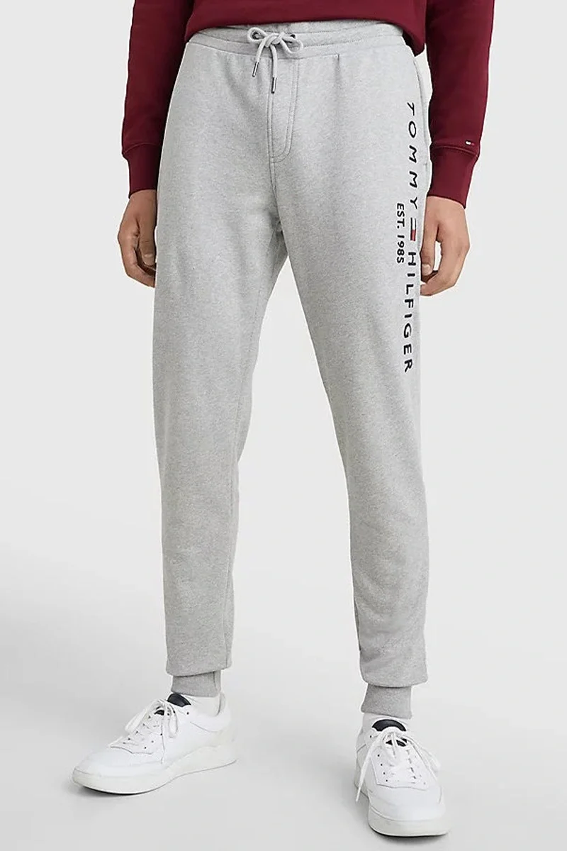 Tommy Hilfiger TOMMY LOGO SWEATPANTS Erkek beyaz Eşofman Altı MW0MW08388P01