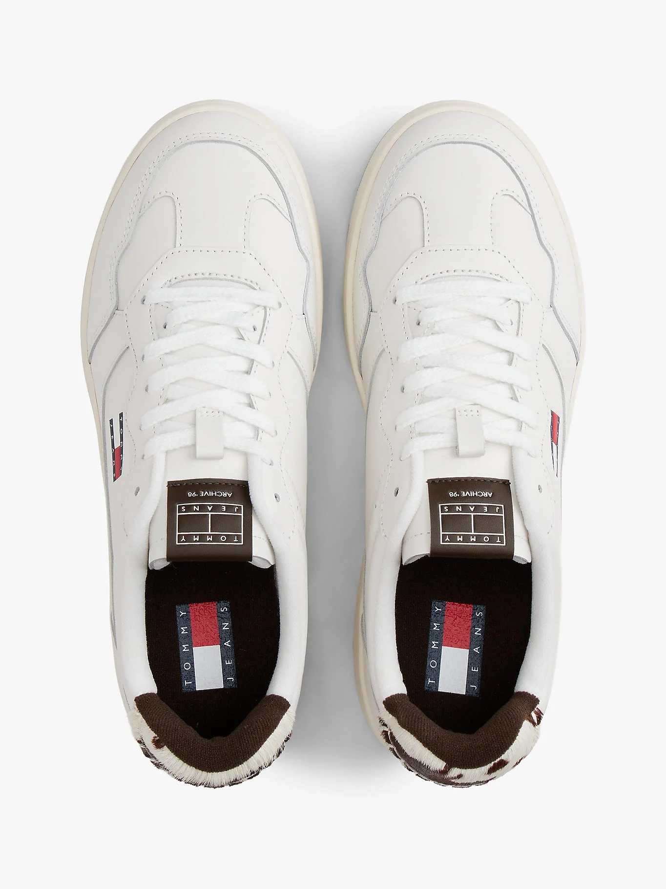 Tommy Hilfiger Archive 98 Dana Derisi Detaylı Kadın Kahverengi Sneaker EN0EN030020HF