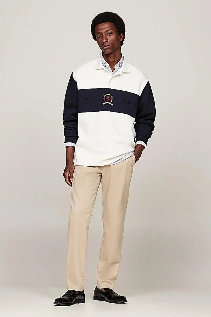 Tommy Hilfiger HARLEM CHINO SATIN Erkek denim Pantolon MW0MW36708AEG