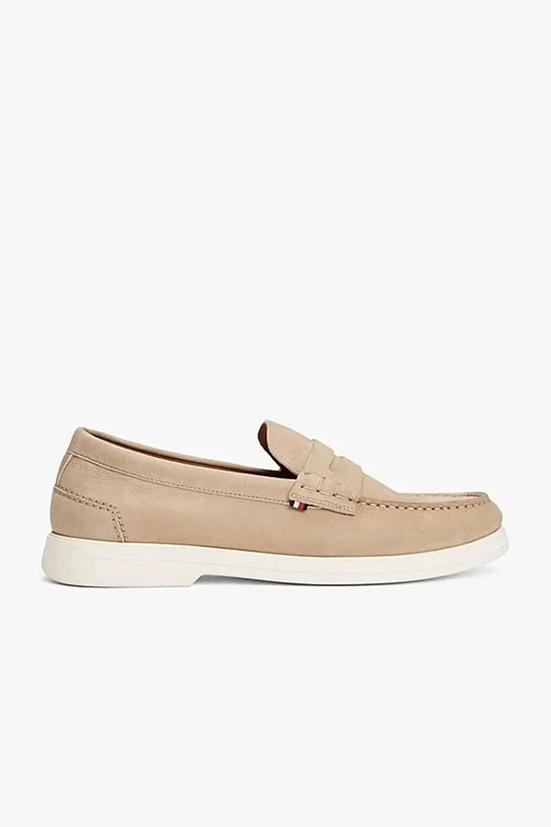 Tommy Hilfiger TOMMY HILFIGER NUBUCK P LOAFER Erkek  Loafer FM0FM05350AEG
