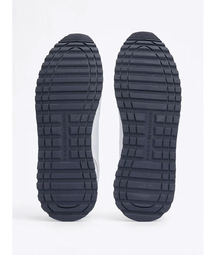 Tommy Hilfiger NEW RUNNER EVA MIX LTH FLAG Erkek beyaz Sneaker FM0FM05453YBS