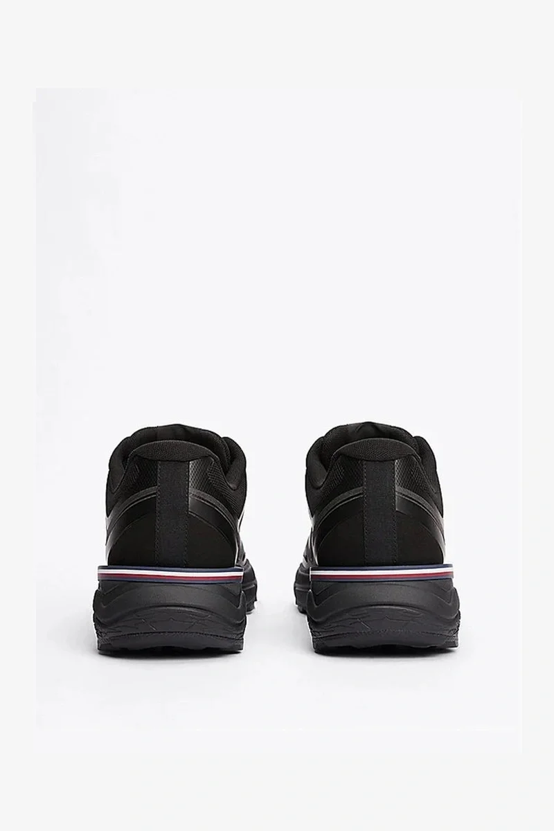 Tommy Hilfiger M RUNNER TECH KNIT LTH MIX Erkek siyah Sneaker FM0FM05344BDS