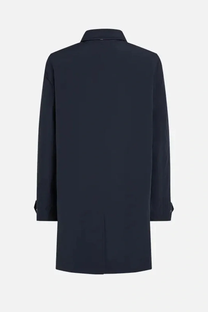 Tommy Hilfiger LW PACKABLE CARCOAT Erkek lacivert Mont MW0MW37651DW5