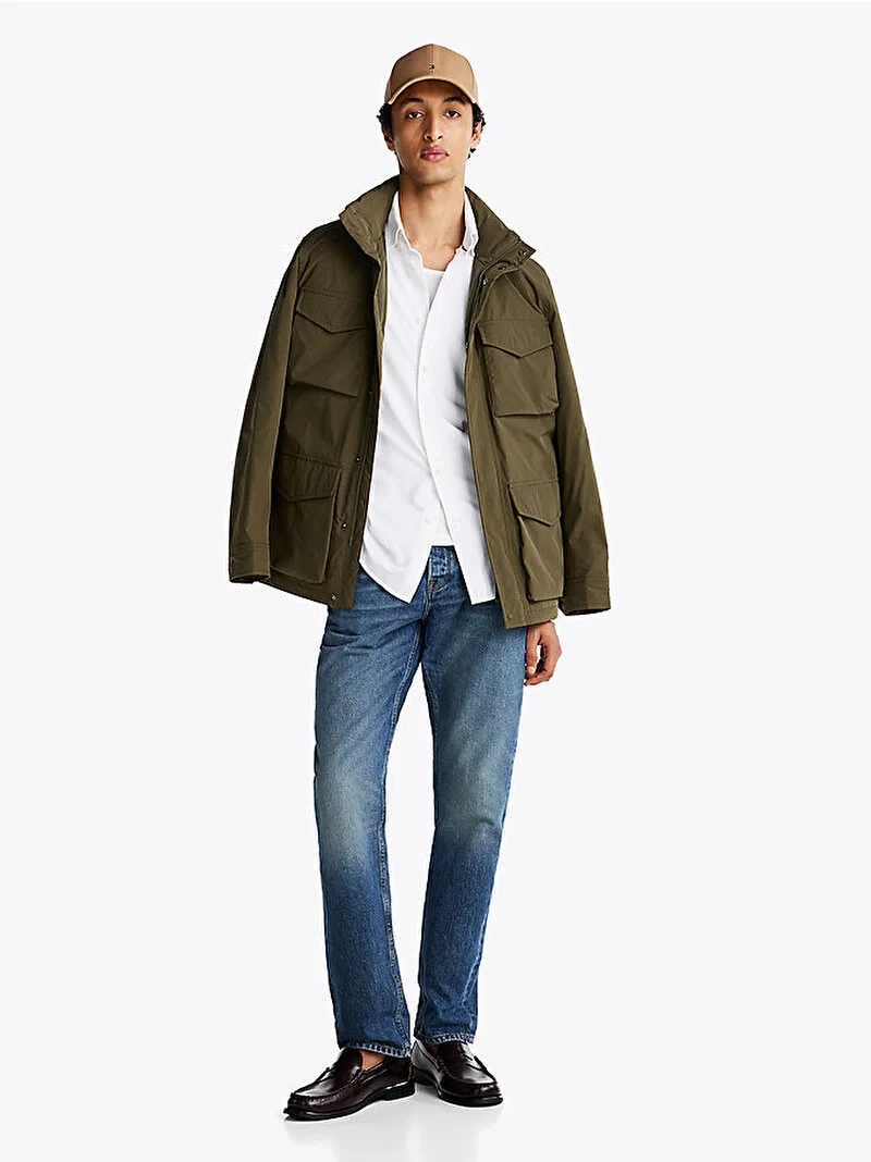Tommy Hilfiger LW PACKABLE FIELD JACKET Erkek yeşil Ceket MW0MW37632RBN
