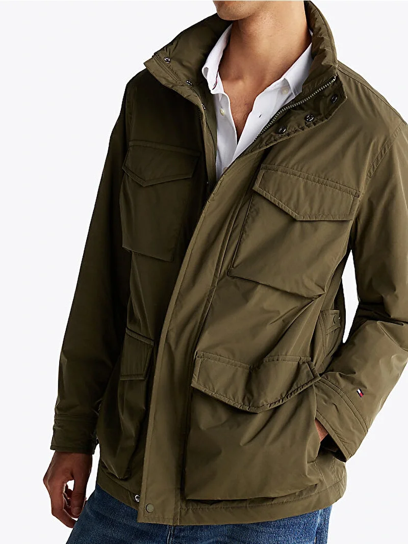 Tommy Hilfiger LW PACKABLE FIELD JACKET Erkek yeşil Ceket MW0MW37632RBN