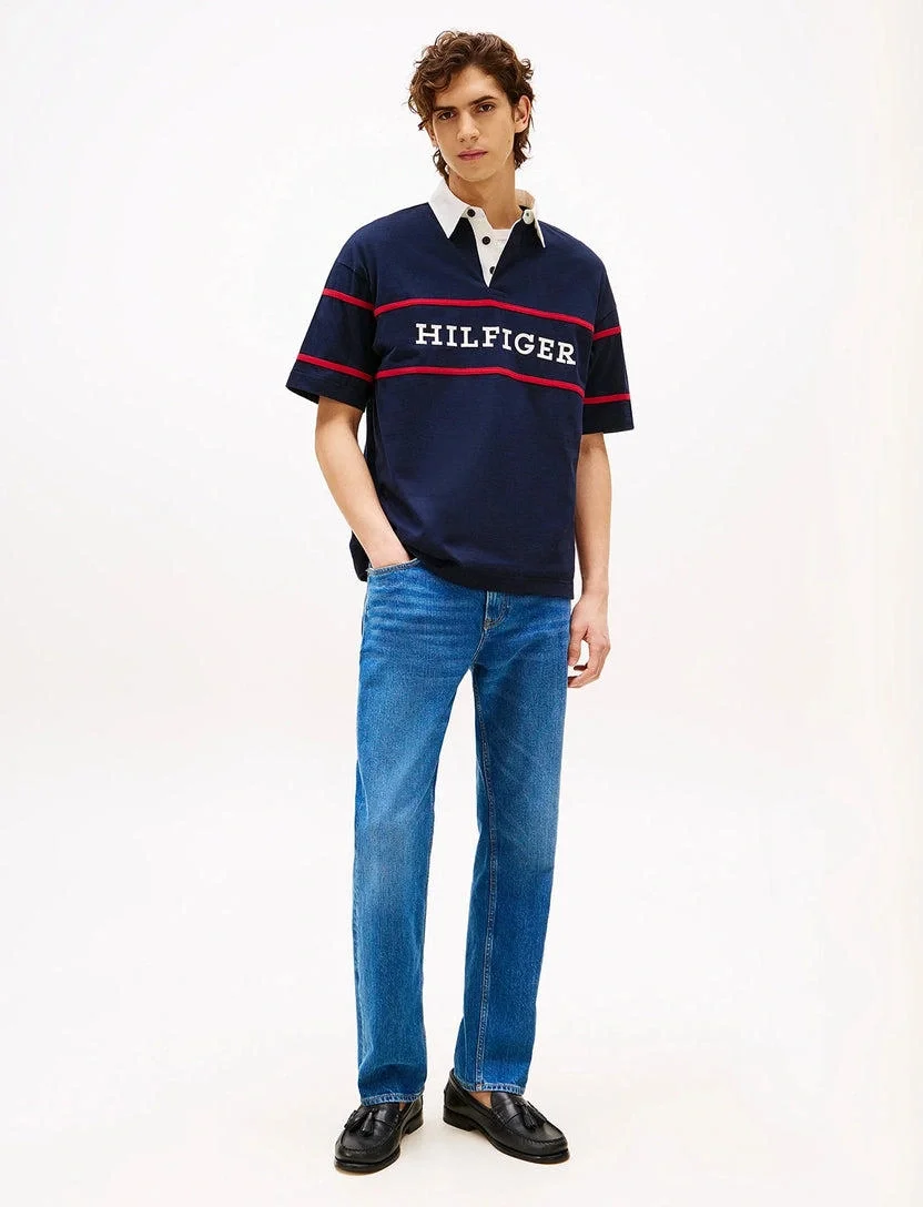 Tommy Hilfiger Erkek Pamuklu Regular Fit  Polo T-Shirt  MW0MW39868DW5