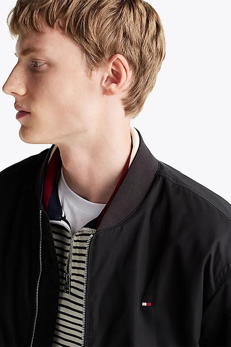 Tommy Hilfiger AUTHENTIC BOMBER Erkek Siyah Ceket MW0MW36592BDS
