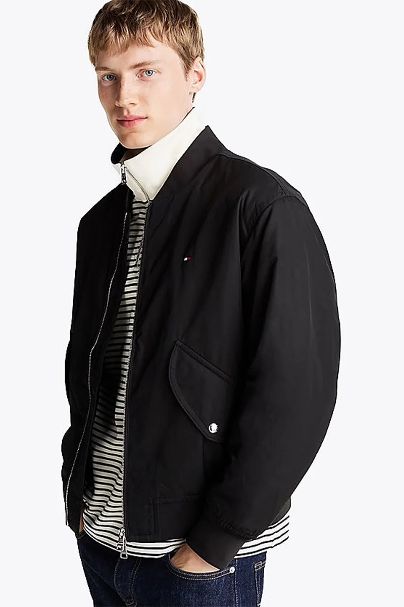Tommy Hilfiger AUTHENTIC BOMBER Erkek Siyah Ceket MW0MW36592BDS