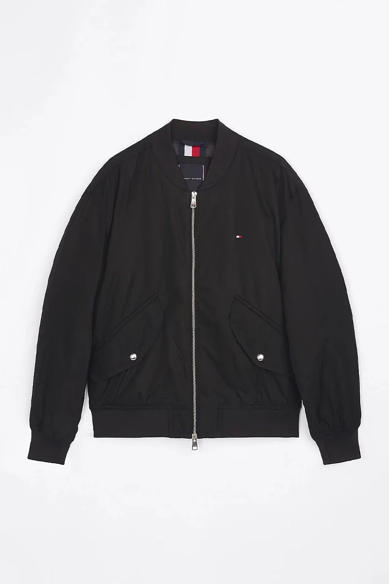 Tommy Hilfiger AUTHENTIC BOMBER Erkek Siyah Ceket MW0MW36592BDS
