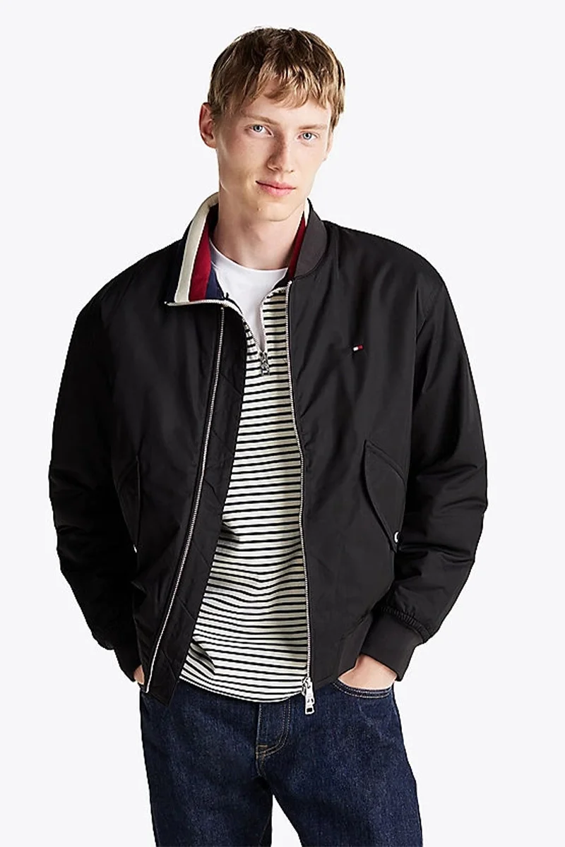 Tommy Hilfiger AUTHENTIC BOMBER Erkek Siyah Ceket MW0MW36592BDS