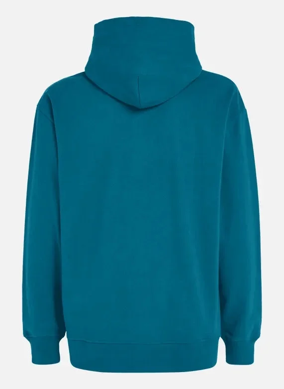 Tommy Hilfiger TJM RLX SIGNATURE HOODIE EXT Erkek Turkuaz Sweatshirt DM0DM17990CT0