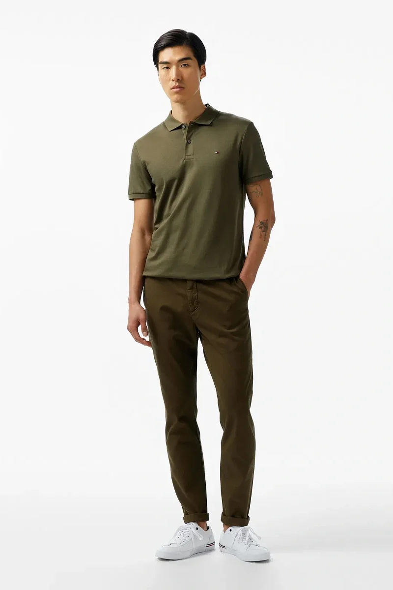 Tommy Hilfiger HARLEM 3/4 EL PO STRUCTURE GMD Erkek denim Pantolon MW0MW37719RBN