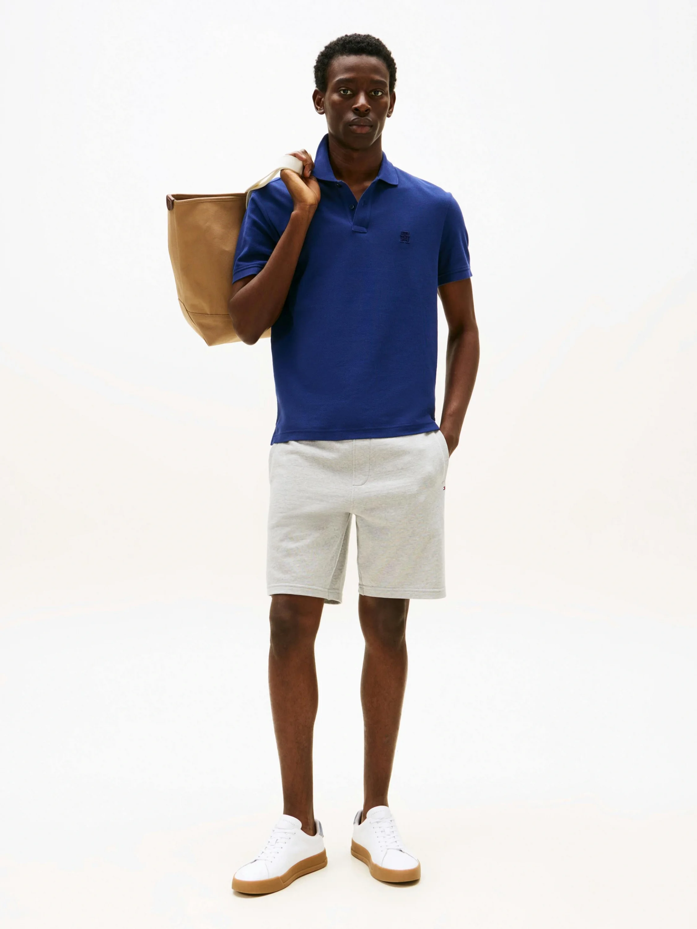 Tommy Hilfiger IMD REG POLO Erkek Mavi T-shirt MW0MW33167C7G