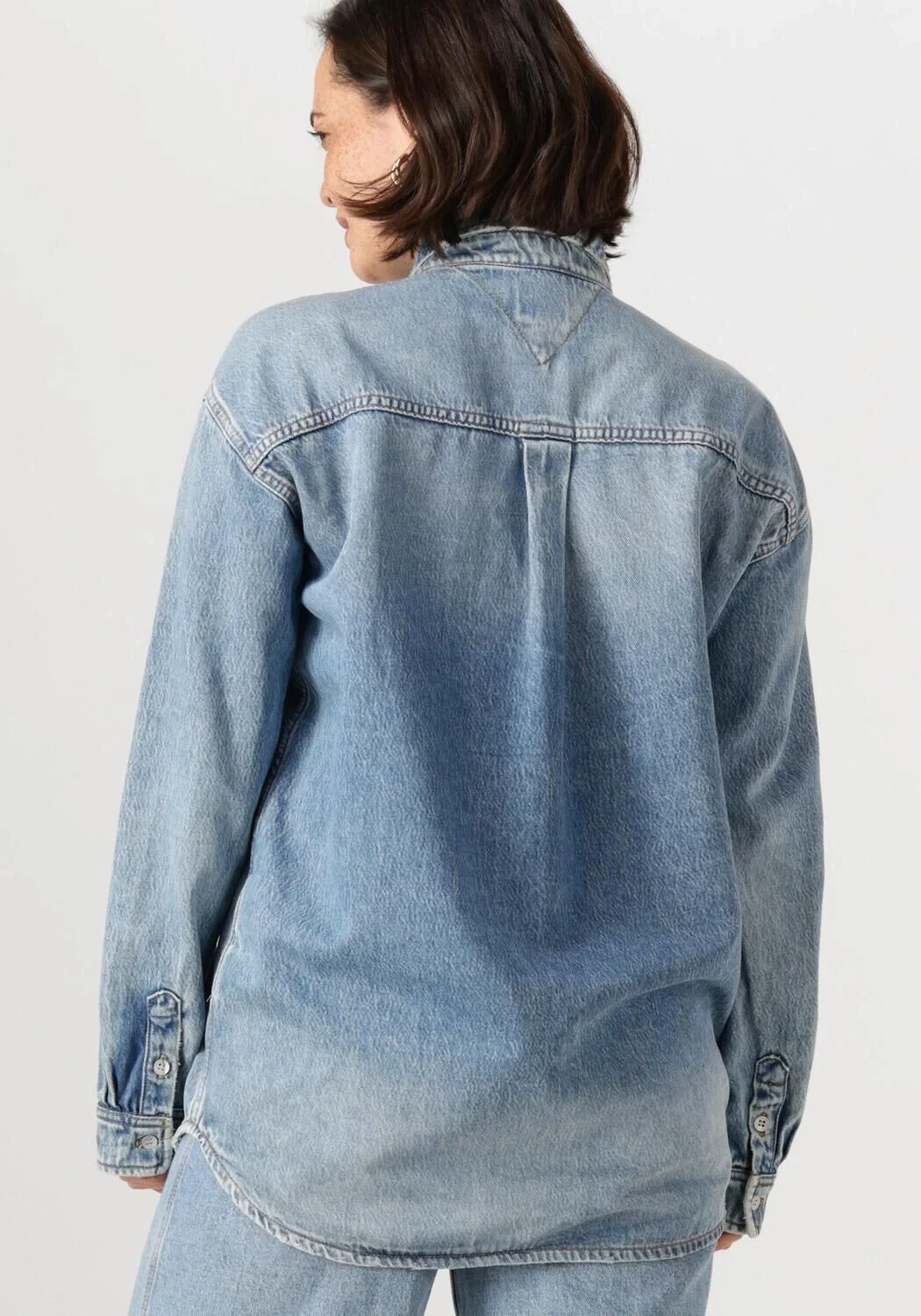 Tommy Hilfiger RELAXED FIT OVERSHIRT AI6037 EXT Kadın  Gömlek DW0DW198551A5