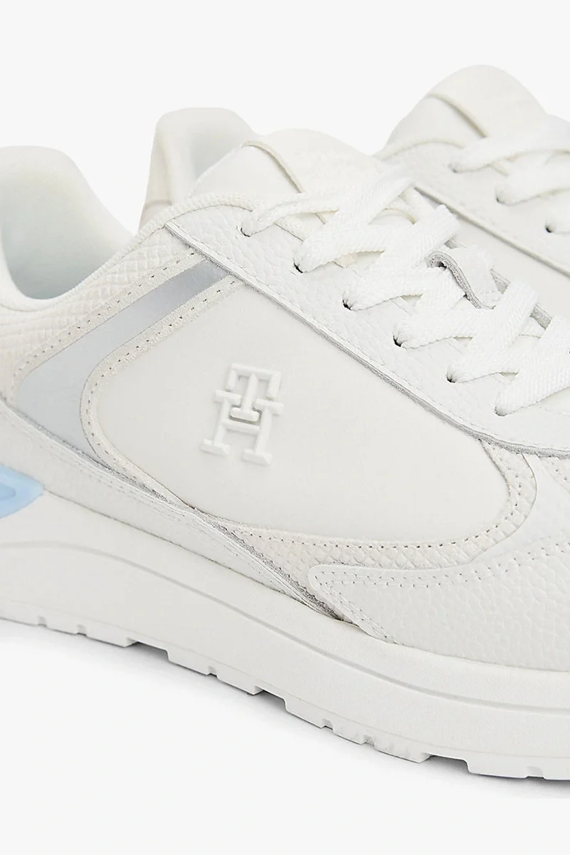 Tommy Hilfiger CASUAL FASHION RUNNER LTHR MIX Kadın  Sneaker FW0FW084720LH