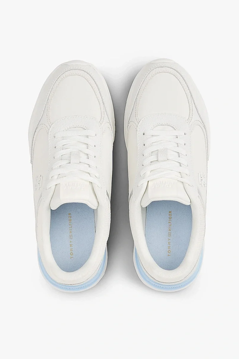 Tommy Hilfiger CASUAL FASHION RUNNER LTHR MIX Kadın  Sneaker FW0FW084720LH