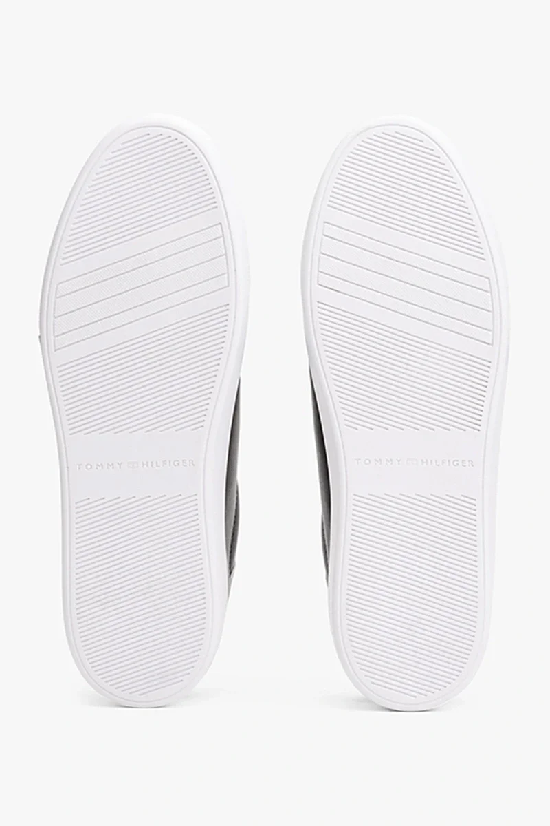 Tommy Hilfiger Kadın Klasik Platformlu Kort Tarzı Siyah Sneaker FW0FW08756BDS