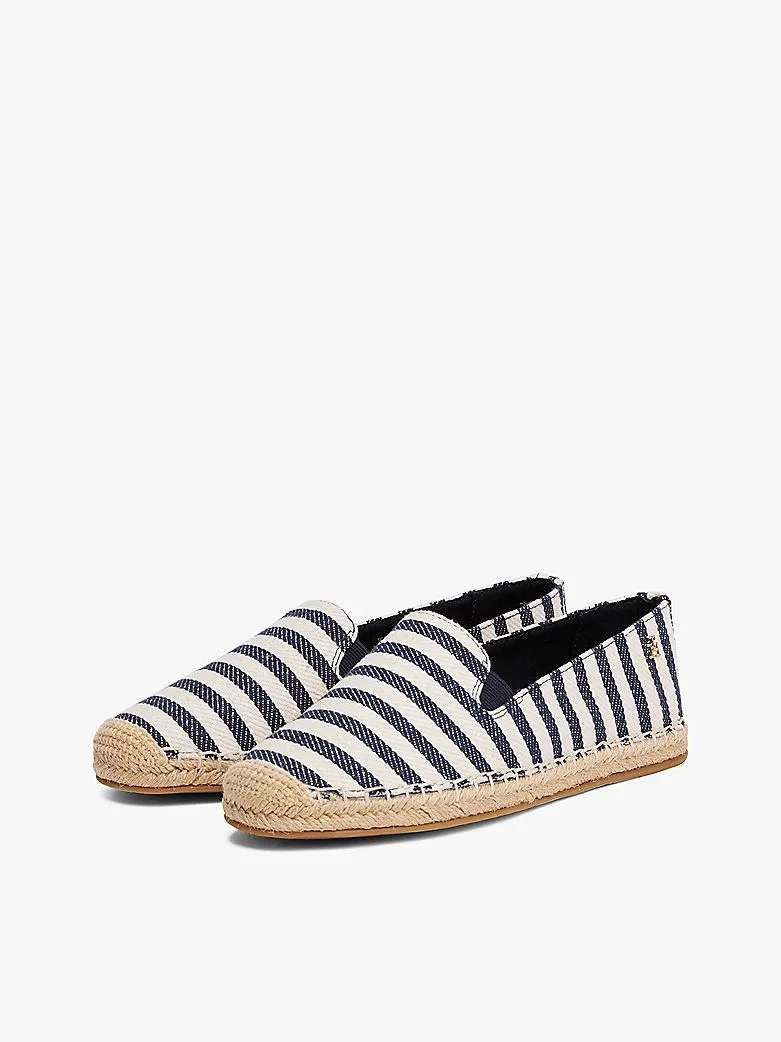 Tommy Hilfiger NAUTICAL STRIPE ESPADRILLE Kadın  Babet FW0FW086530GZ